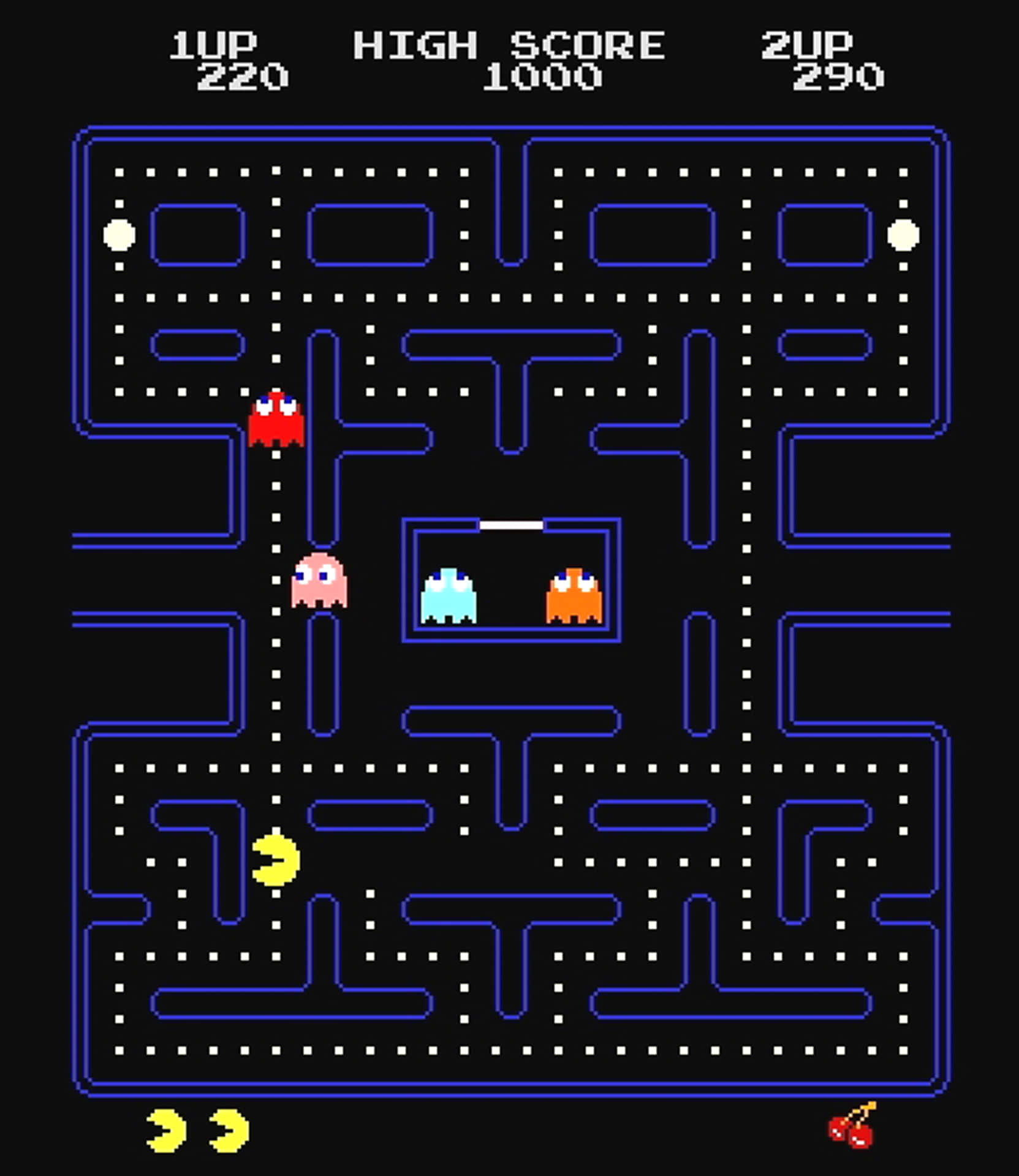 Pacman Hintergrund Mit Den Abmessungen 2166 X 2500.