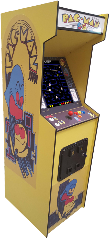 Pac Man Arcade Cabinet PNG