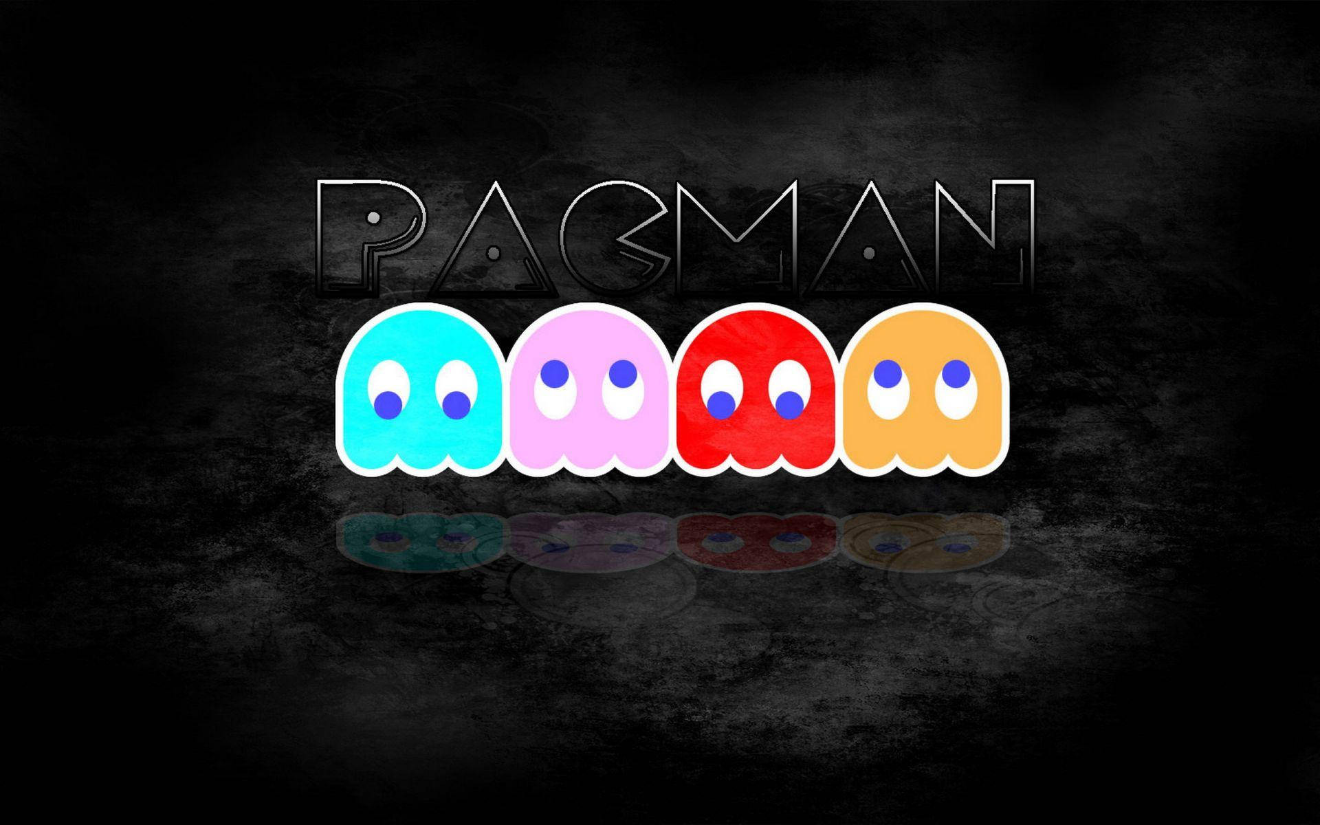 Personaggidei Fantasmi Di Pac-man Sfondo