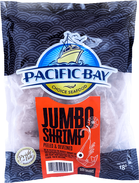 Pacific Bay Jumbo Shrimp Package PNG