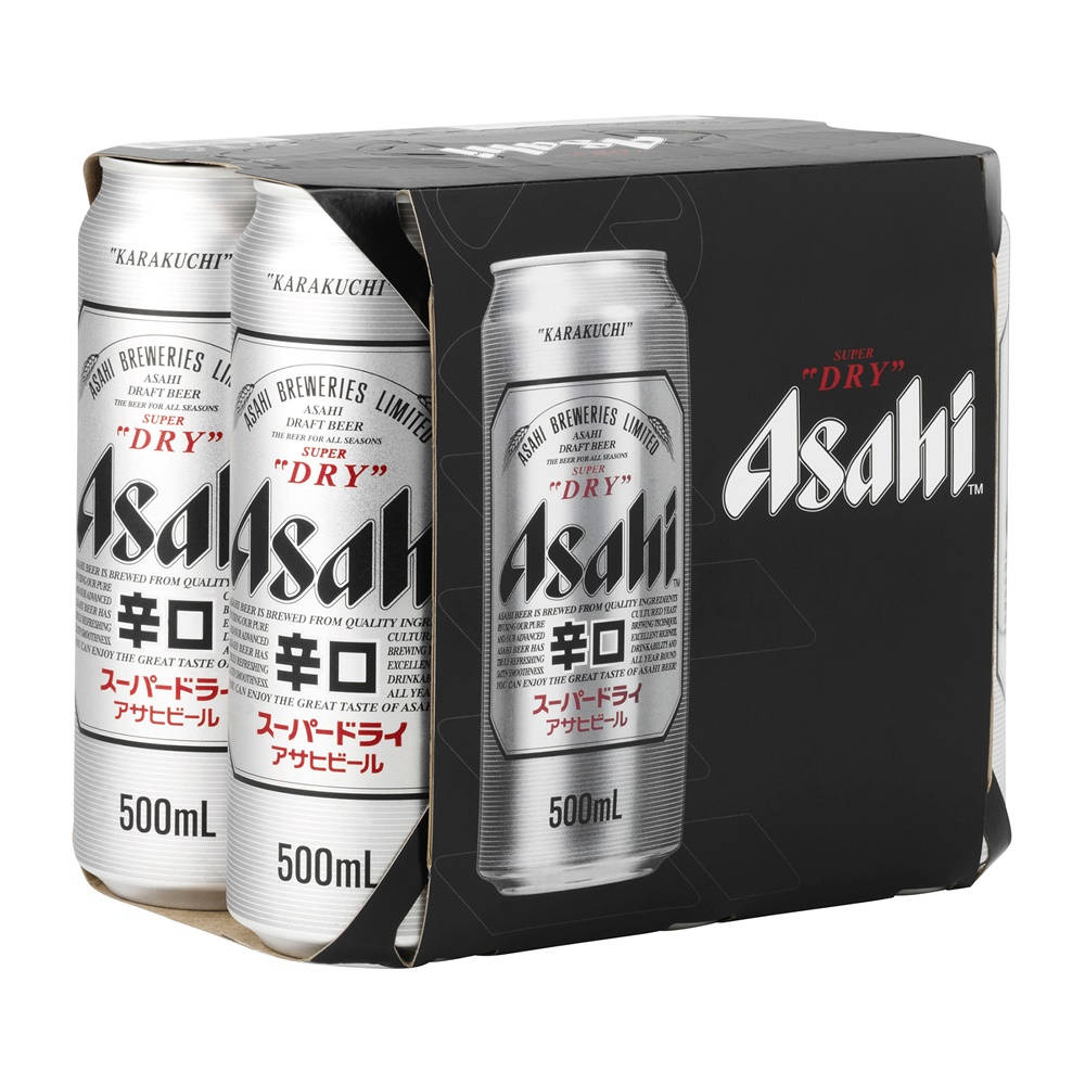 Pack Asahi Super Dry Black Picture