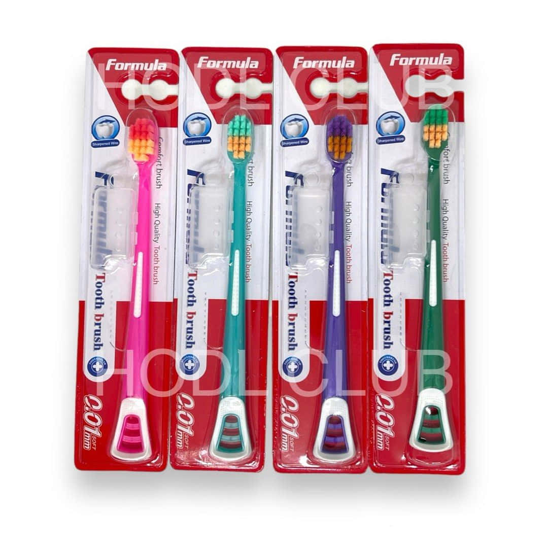 Packaged Toothbrushes Set Wallpaper