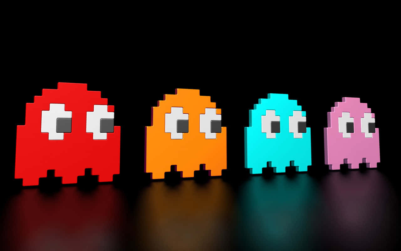 Fondosde Pantalla De Arte De Pixel De Pac-man Fondo de pantalla