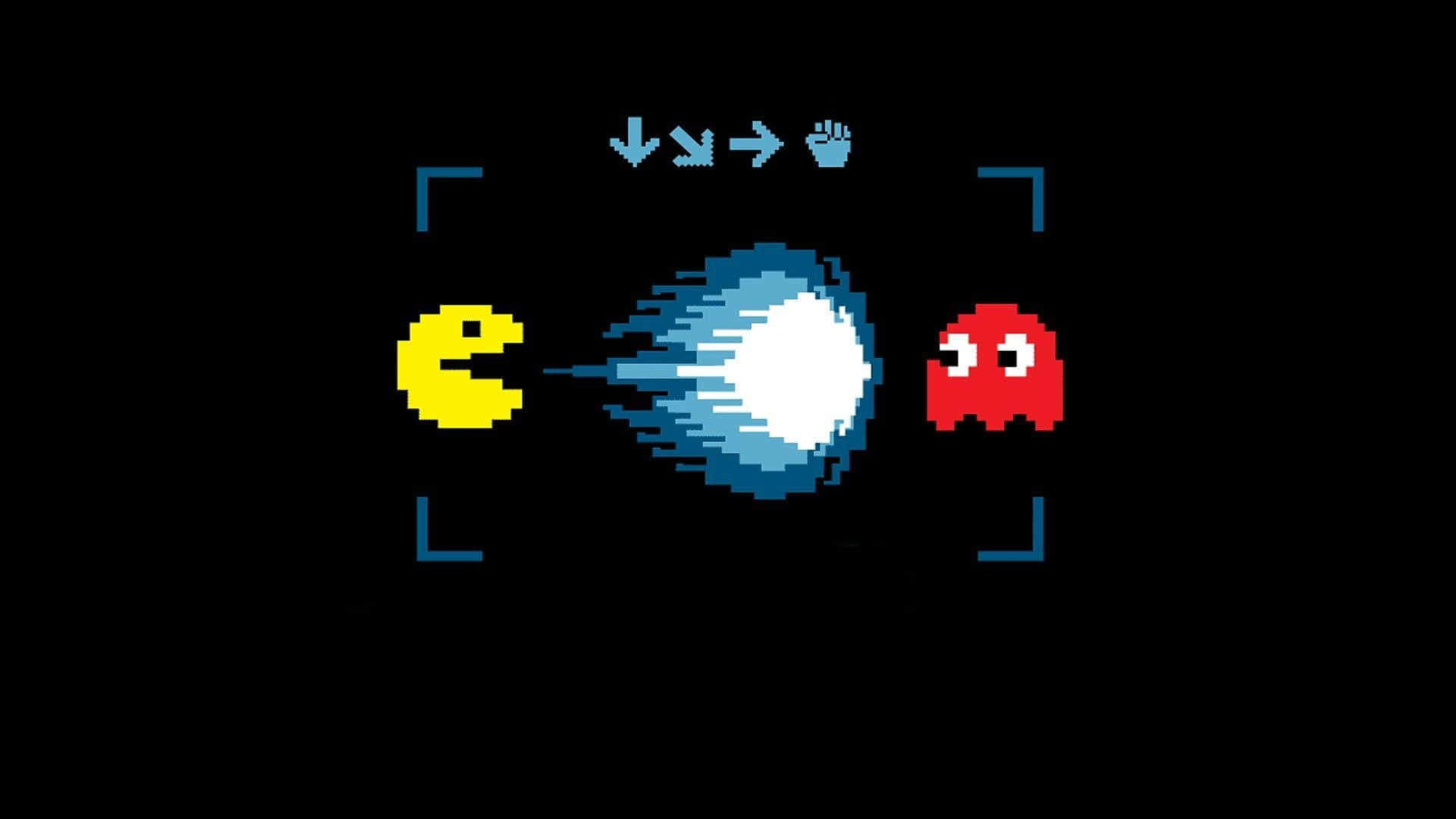 Classic Pacman Gameplay Wallpaper