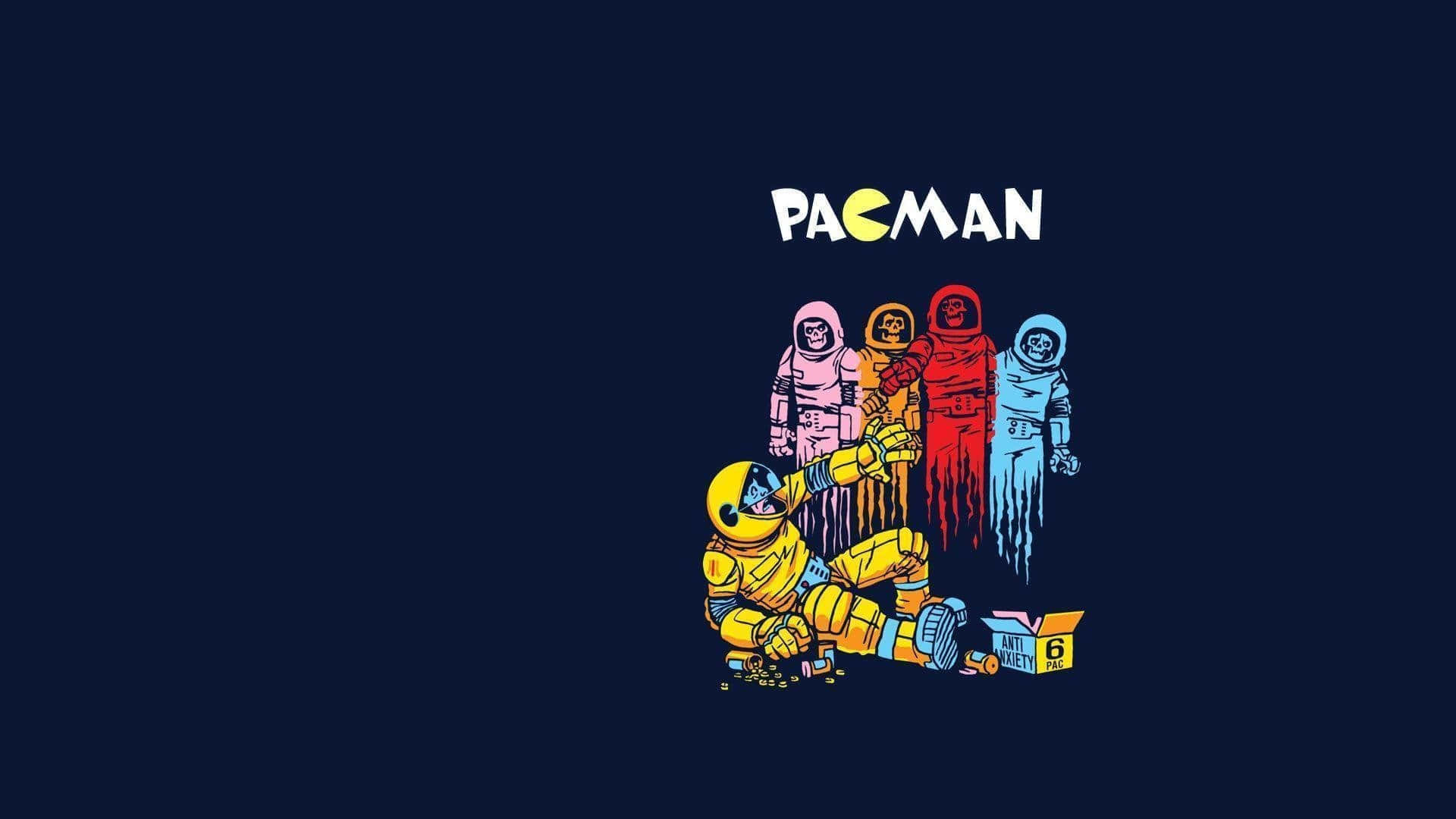 Bring childhood memories back and play the classic Pacman Wallpaper
