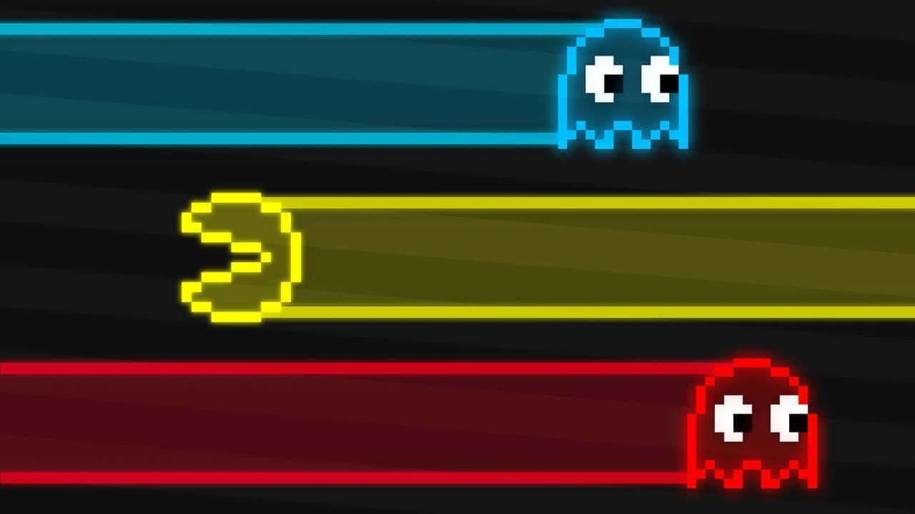 Pacman Pixel-spillet - Skærmbilled Miniaturebillede