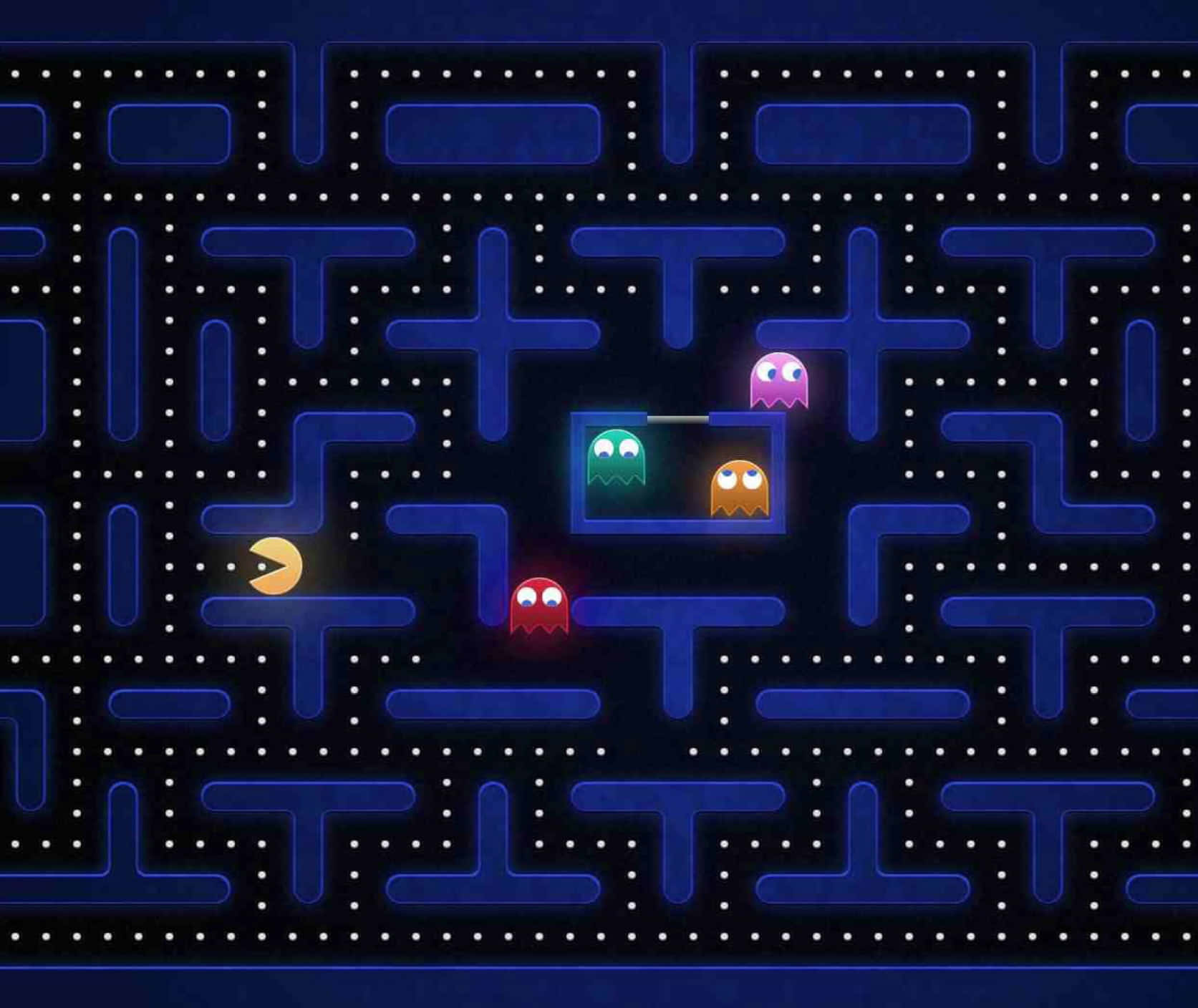Go for the gold, gobble up points to reach the highest score in Pacman!