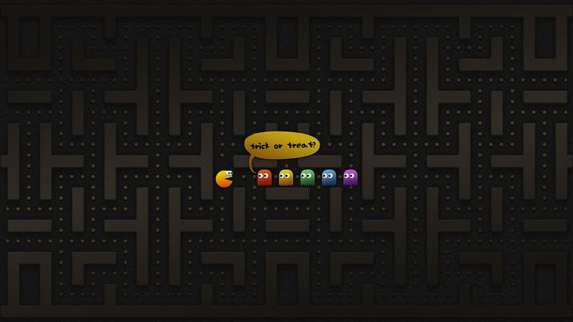 A bright and colorful level of Pacman!