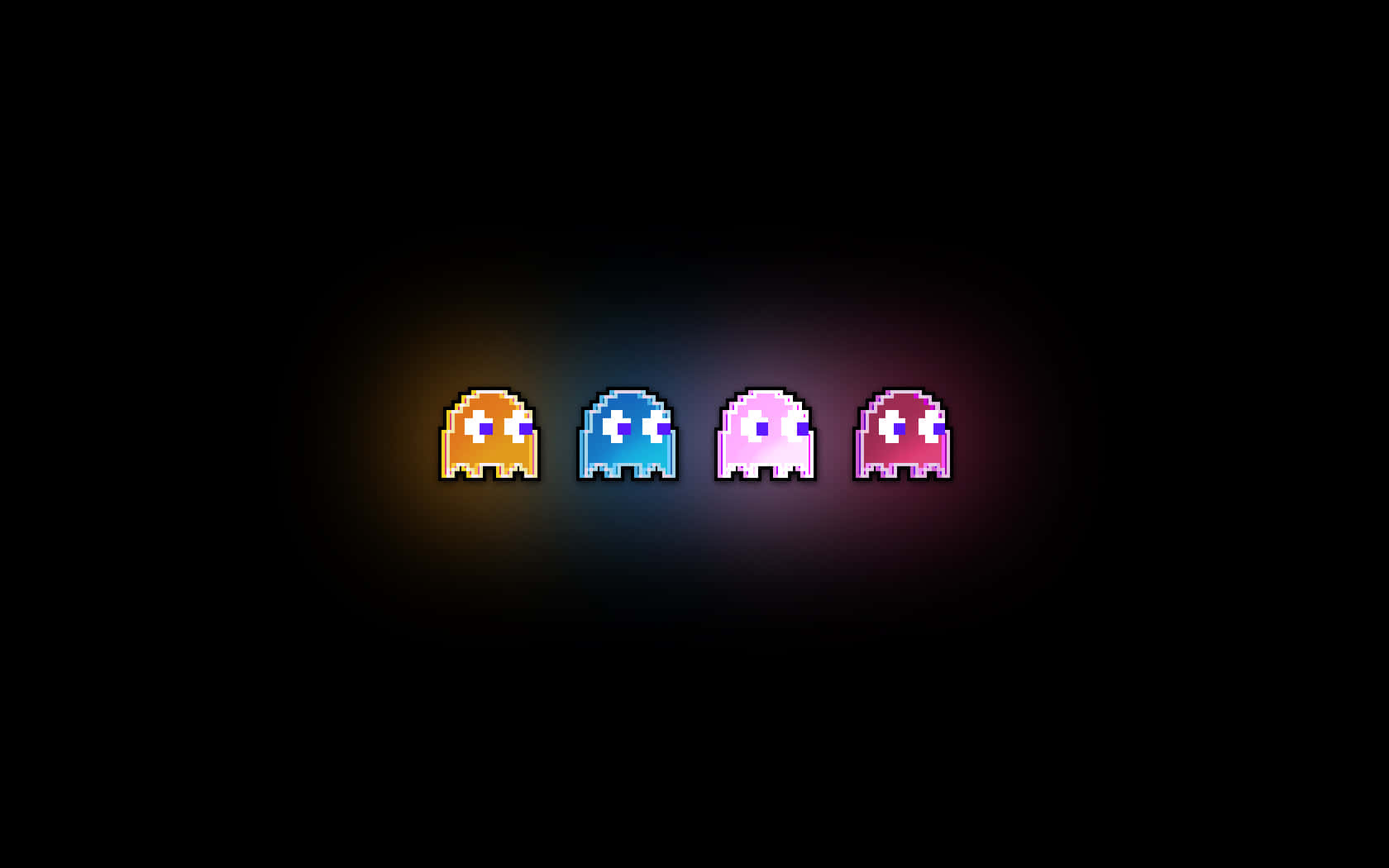 Pacman Bakgrund I Storlek 1680 X 1050.