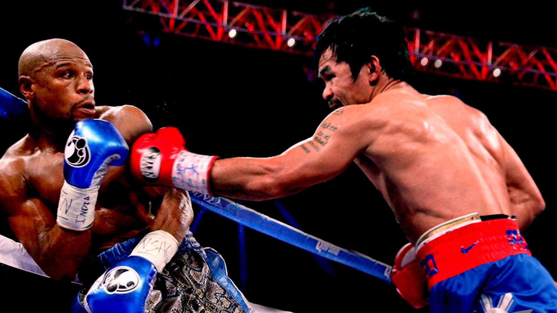 Pacquiao Versus Mayweather Boxing Match Wallpaper