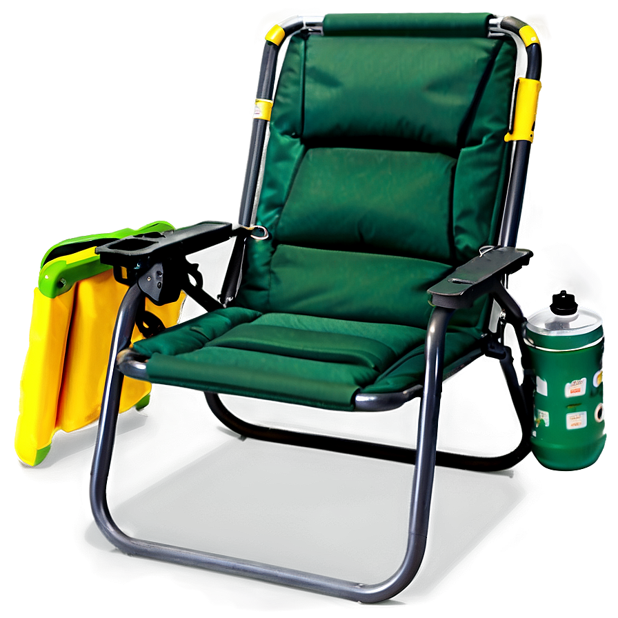 Padded Lawn Chair Png 06132024 PNG