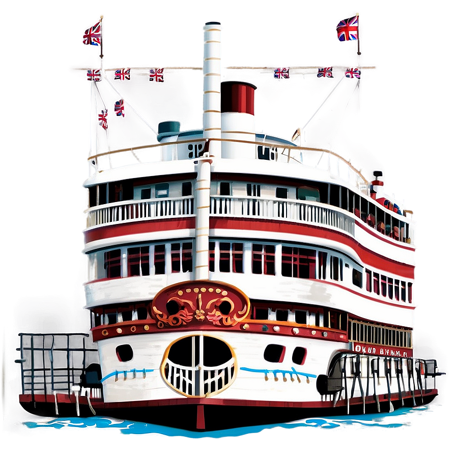 Paddle Steamer Vintage Png Qyw PNG