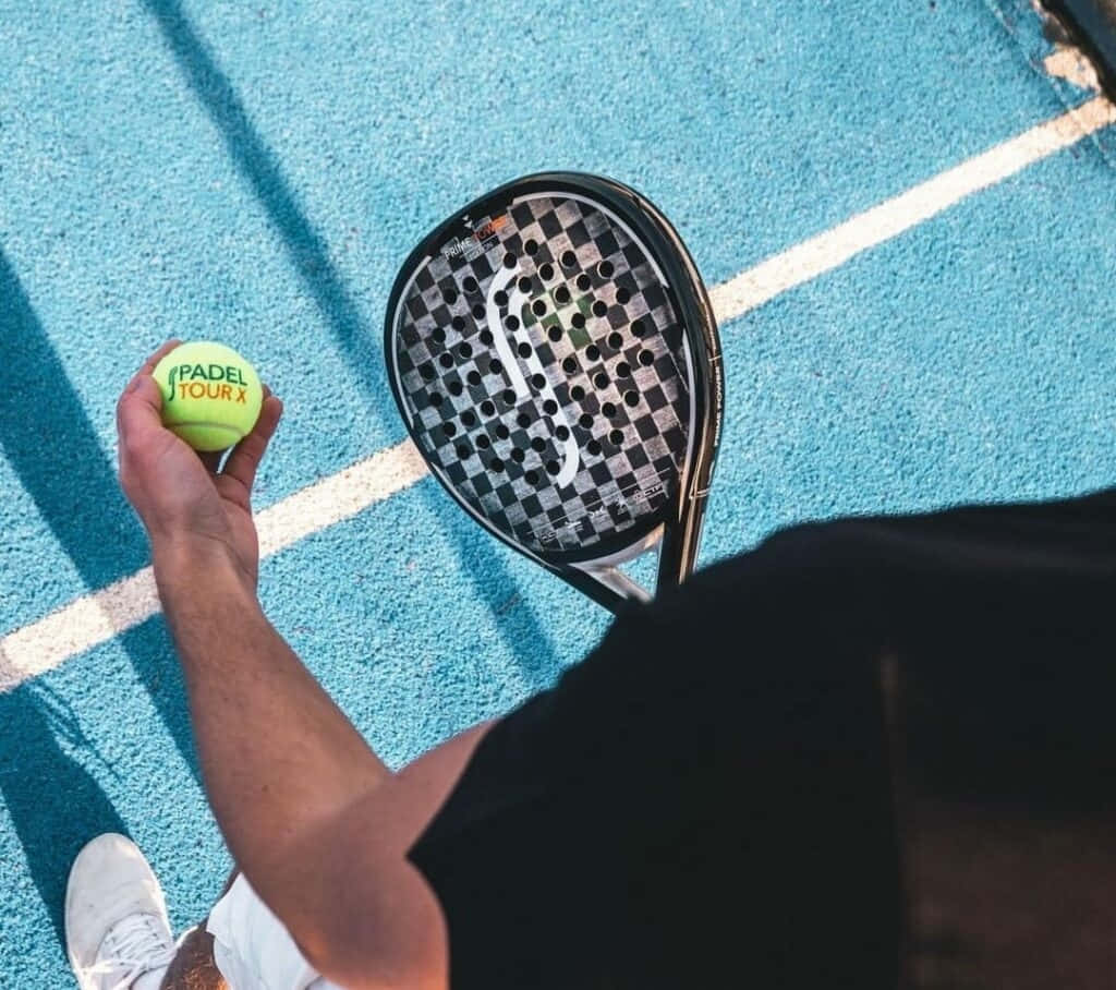 Padel Tennis Voorbereiding Achtergrond