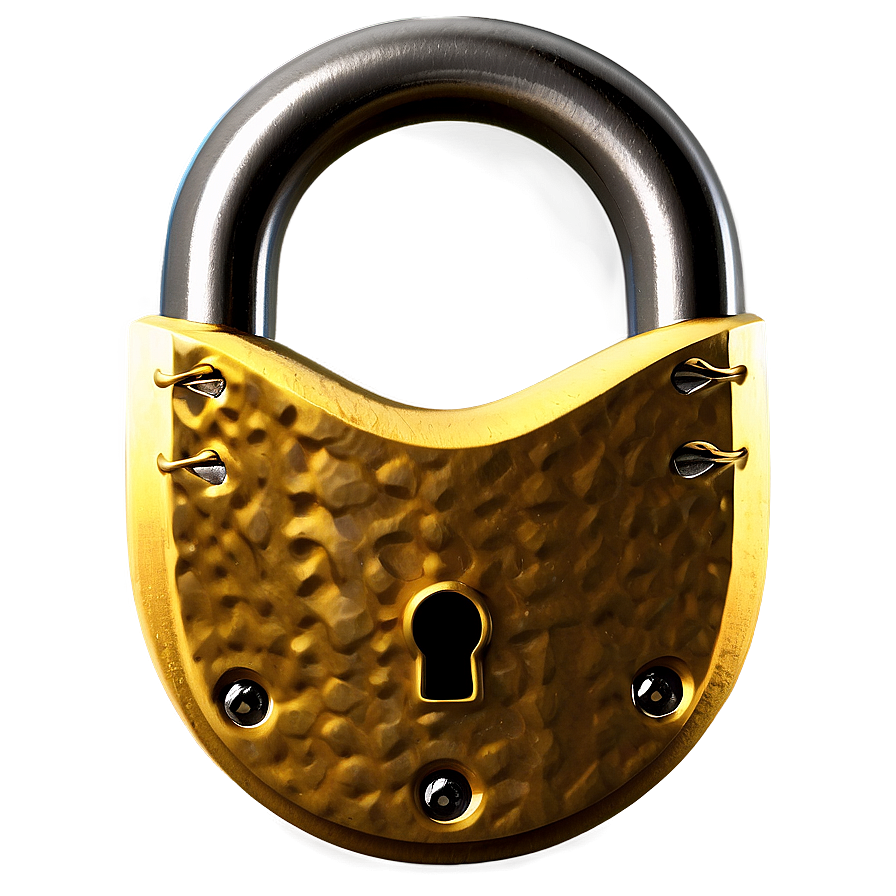Padlock And Chain Png 06202024 PNG