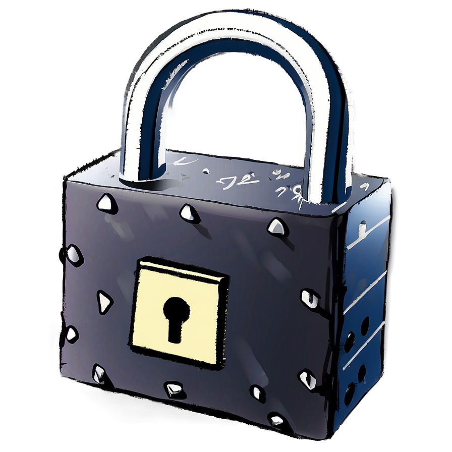 Padlock Illustration Png Pem PNG
