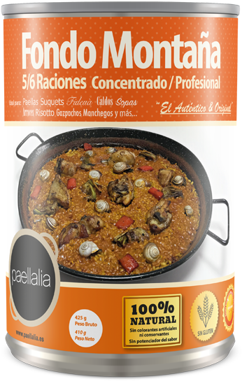 Paella Concentrate Can Fondo Montana PNG