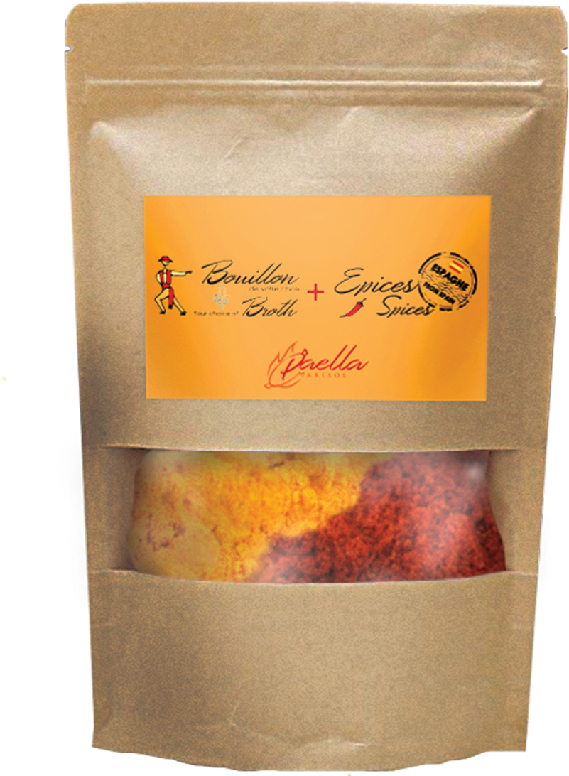 Paella Spice Mix Packaging PNG