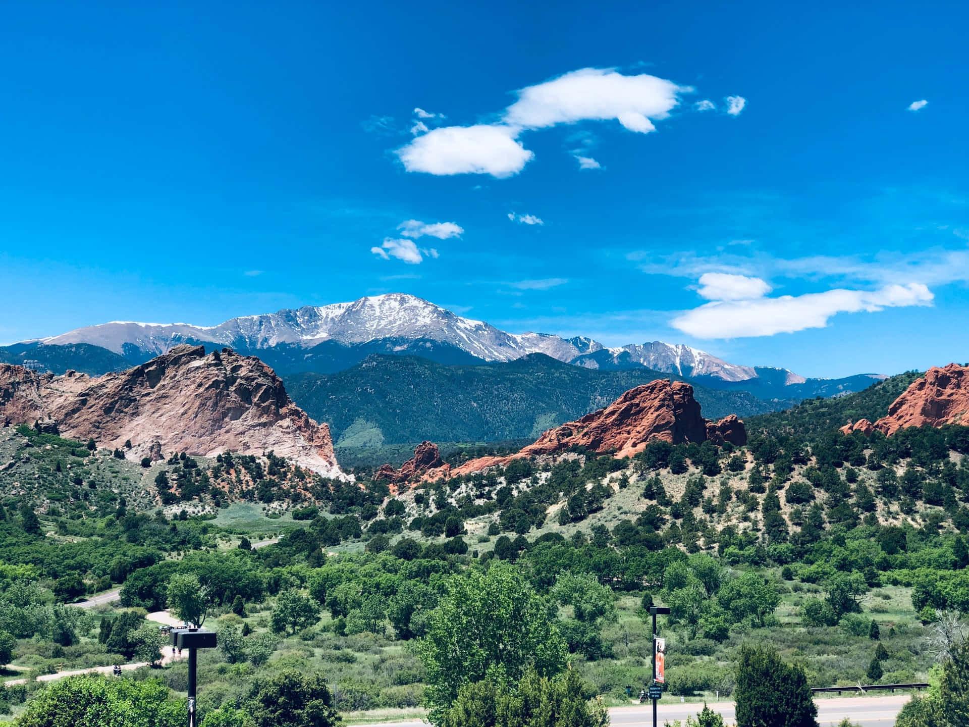 Paesaggiomontuoso Maestoso Delle Montagne Del Colorado.