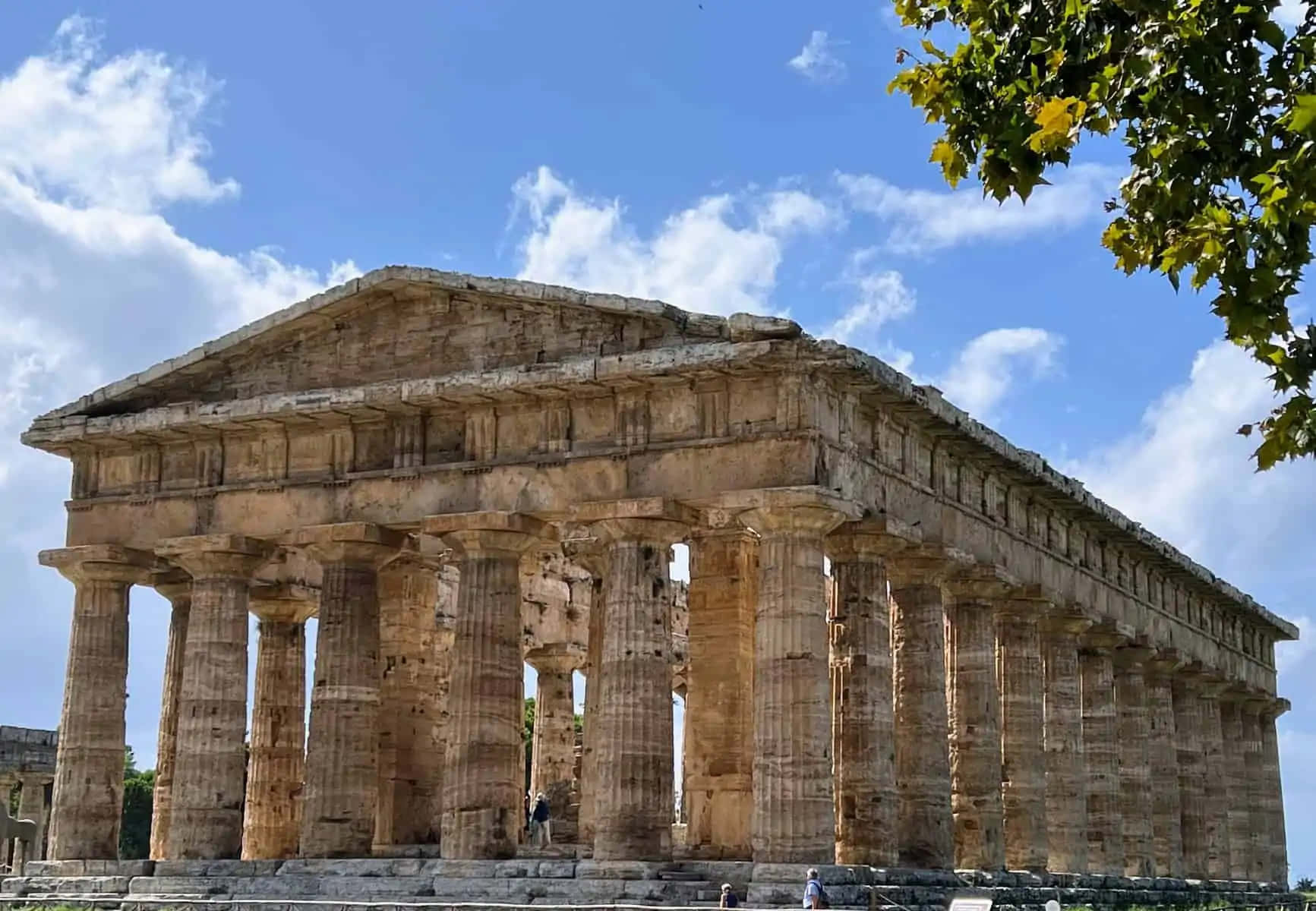 Paestumöverlevande Byggnad. (note: This Is A Direct Translation. It Is Unclear How It Relates To Computer Or Mobile Wallpaper As The Context Is Not Provided). Wallpaper