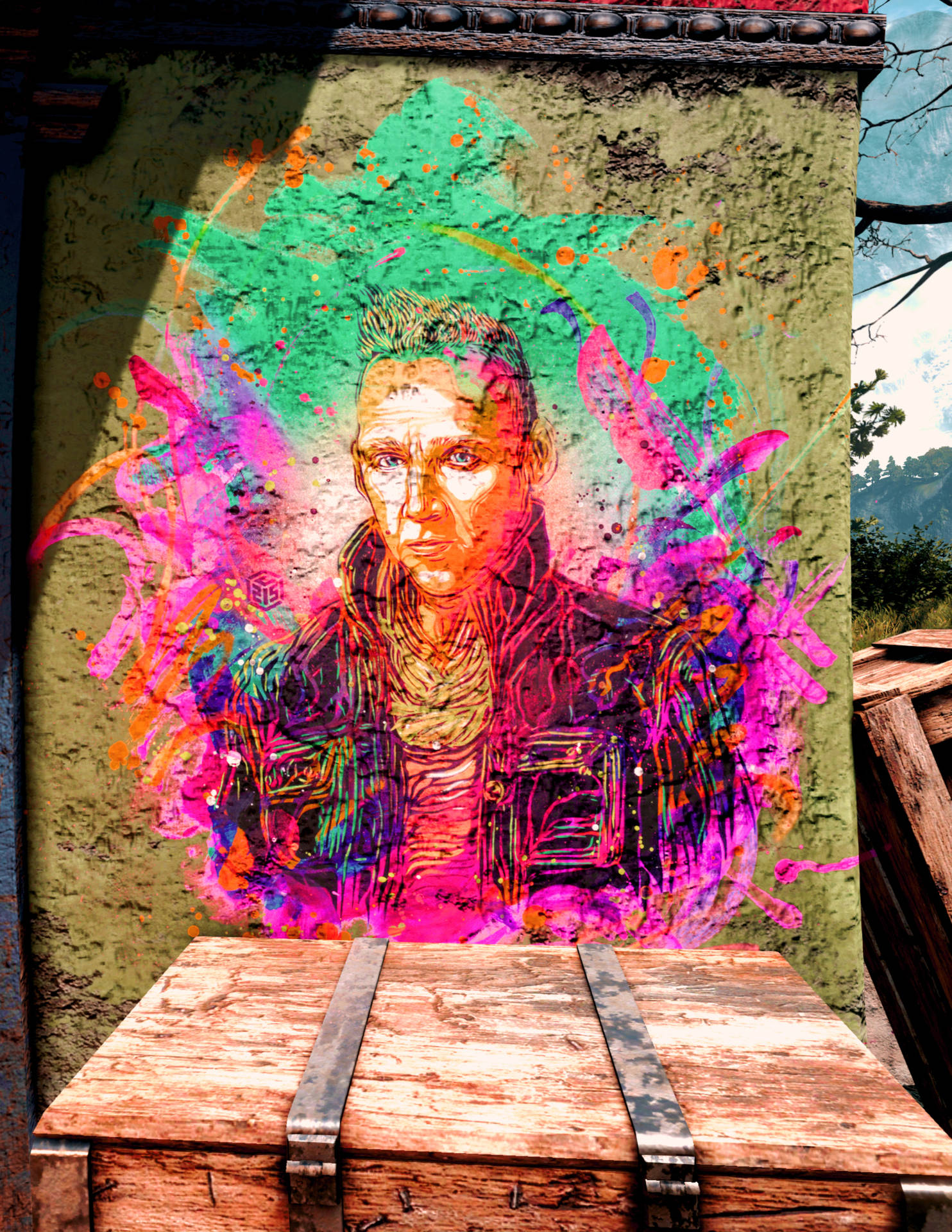 Download Pagan Min Mural Far Cry 4 Hd Phone Wallpaper 