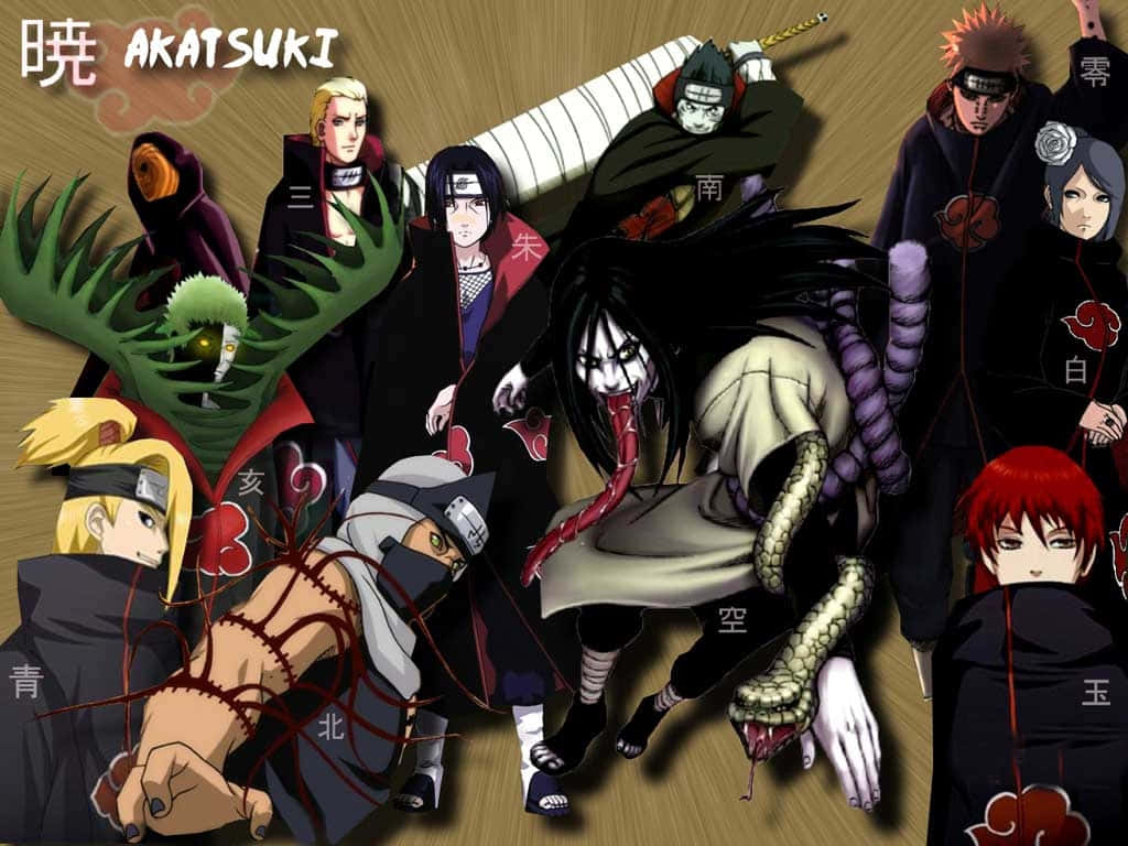 Join the Akatsuki and Feel the Power of Pain Wallpaper