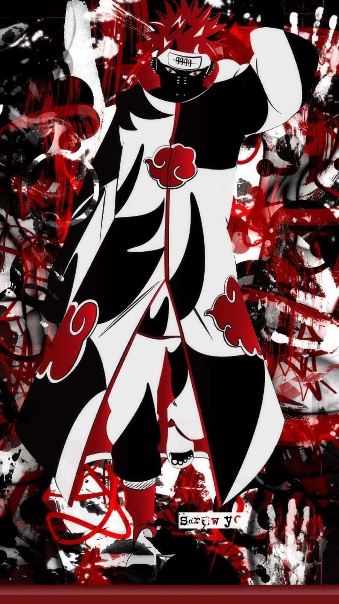 Arteabstracto De Pain Akatsuki. Fondo de pantalla