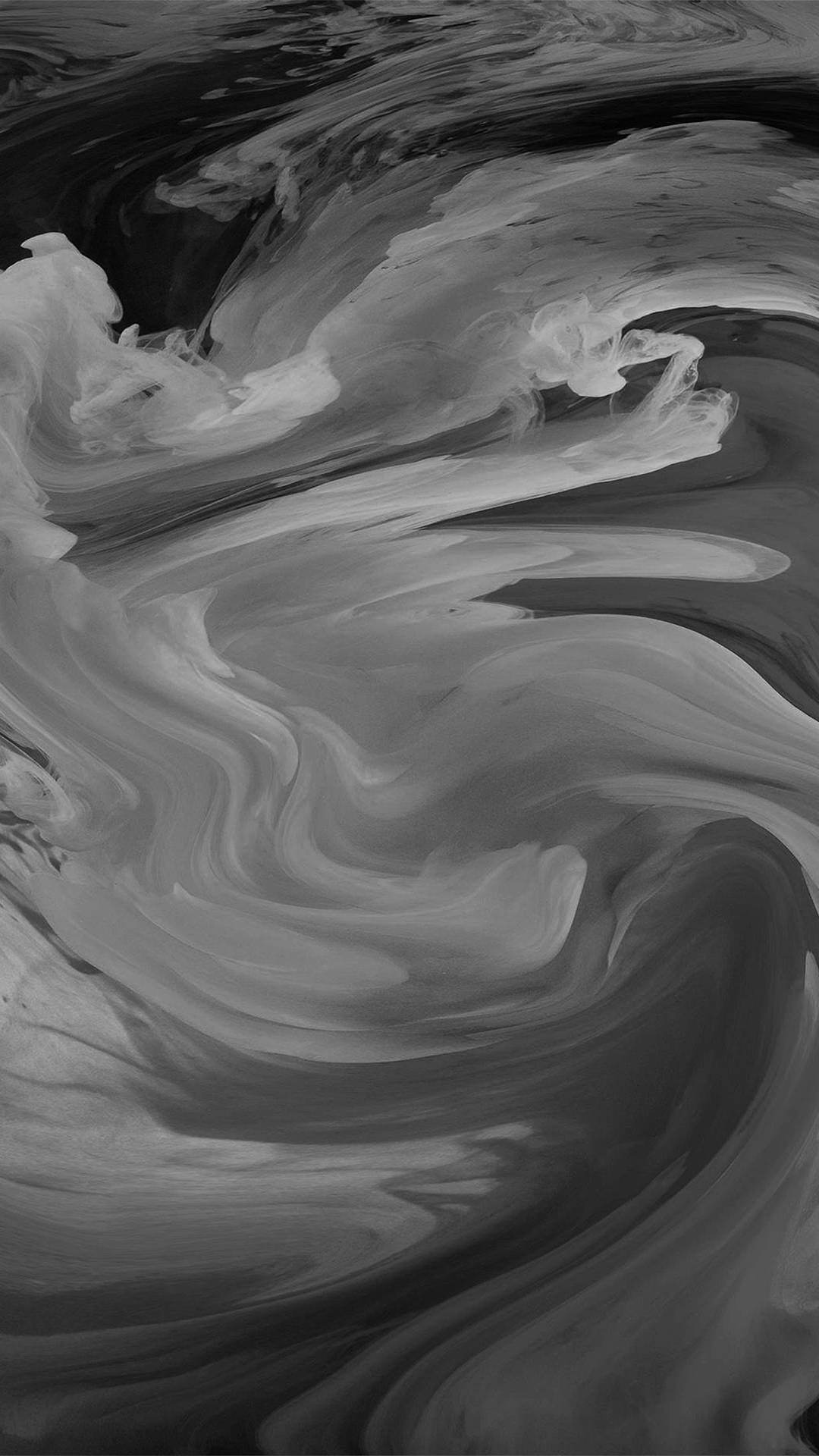 Pain Black And White Swirl Wallpaper