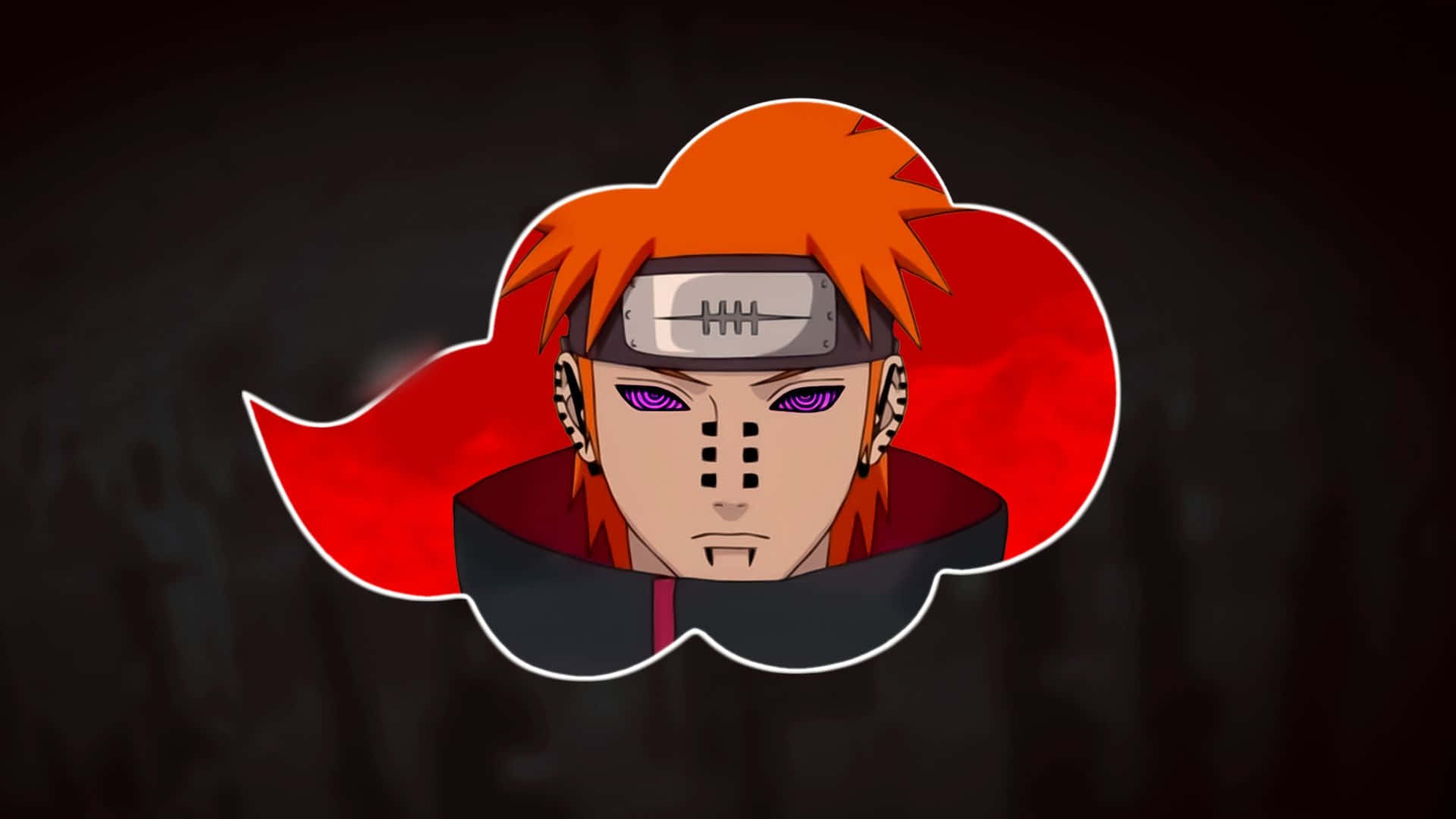 Wallpaper ID: 846172 / Naruto Shippuuden, craft, naruto, portrait, cut out,  mask, headshot, representation, character, simple background, indoors, one  person, Pein, black background free download