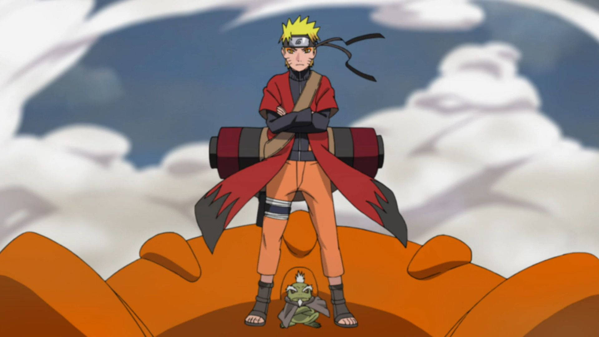 The Intense Battle Between Pain and Naruto Wallpaper