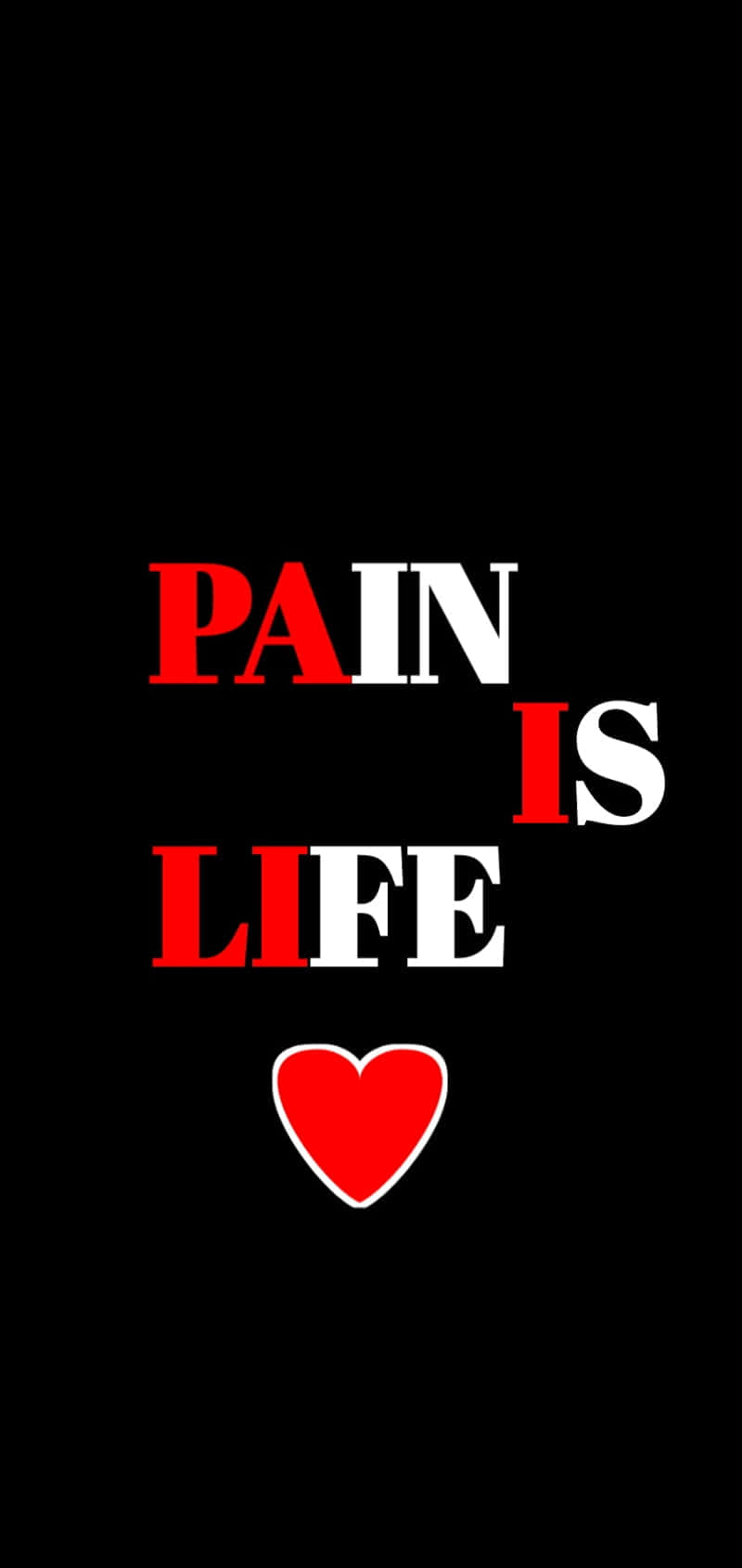 Pain Is Life By Sassy Sassy Wallpaper
