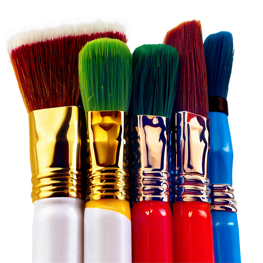 Paint Brush And Paint Tube Png Qmr29 PNG