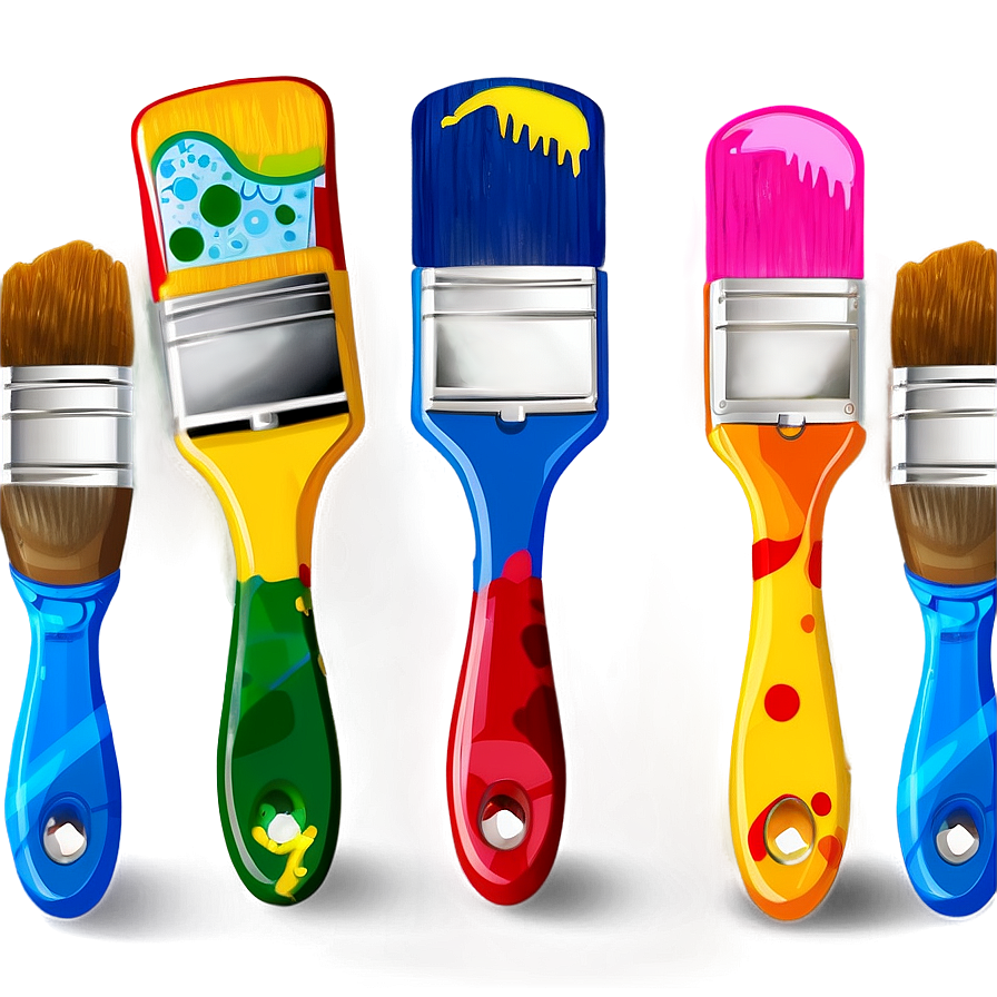 Paint Brush For Kids Png 56 PNG