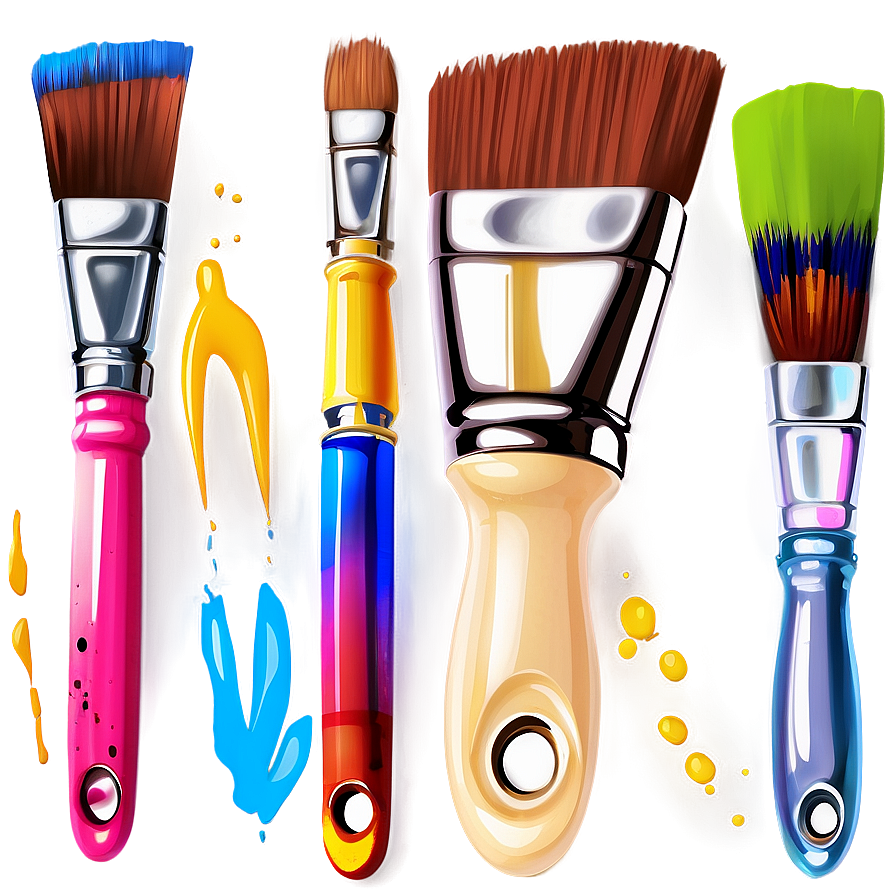 Paint Brush For Kids Png Ikt10 PNG