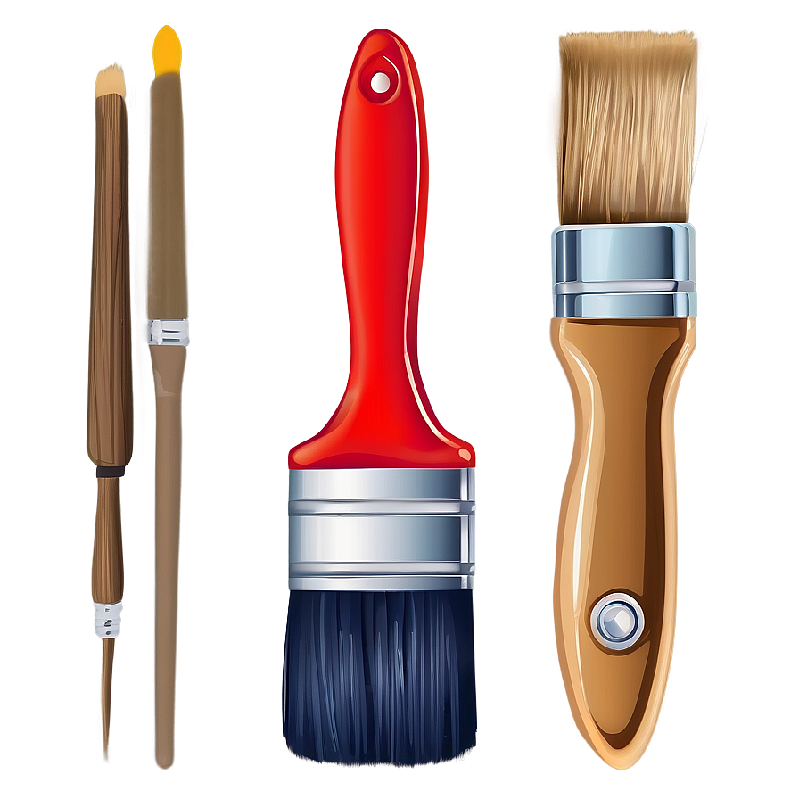 Paint Brush For Kids Png Xmr PNG