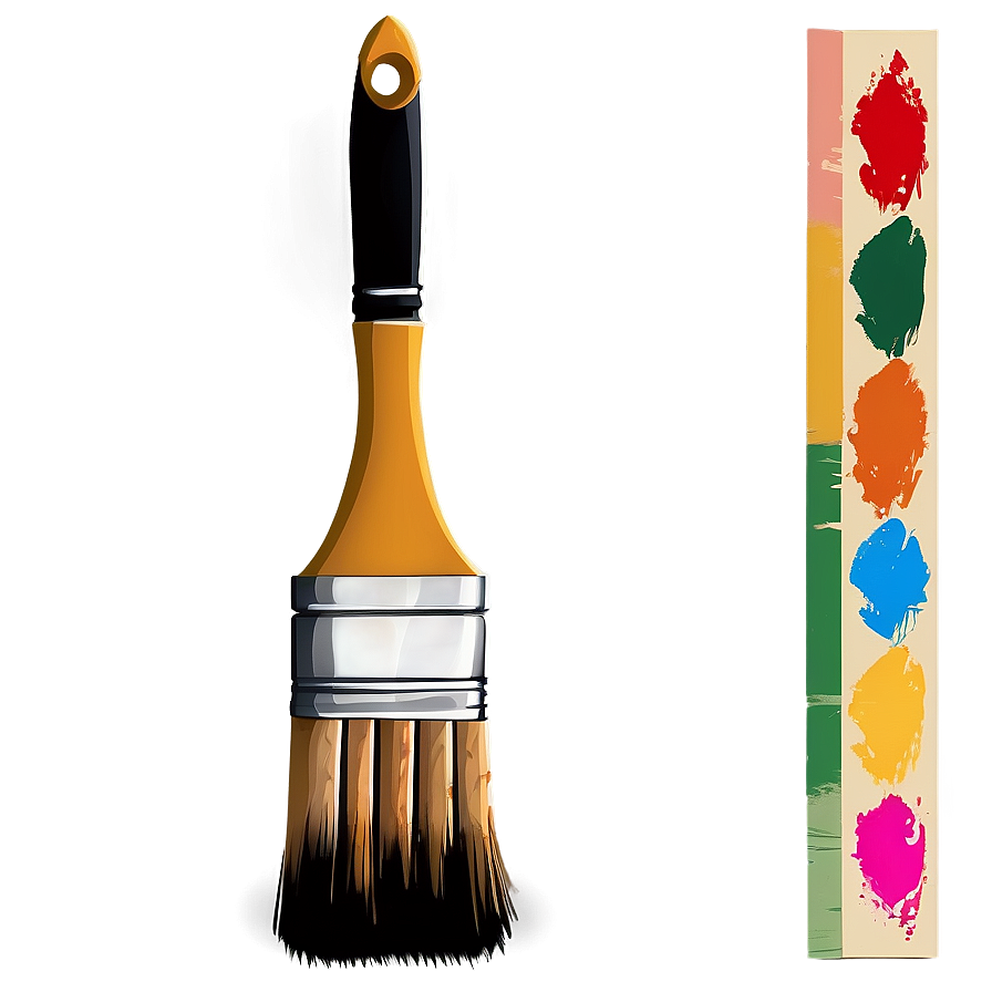 Paint Brush Silhouette Png 05042024 PNG