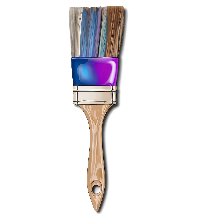Paint Brush With Palette Png 05042024 PNG