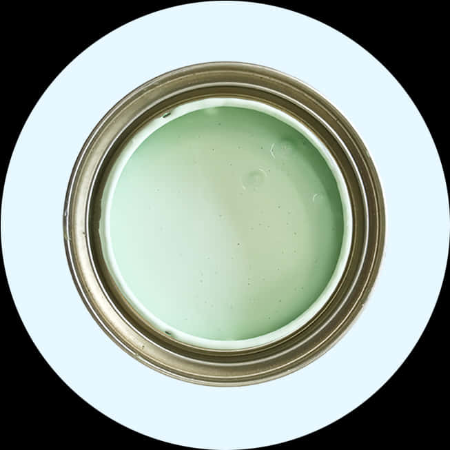 Paint Can Top View PNG