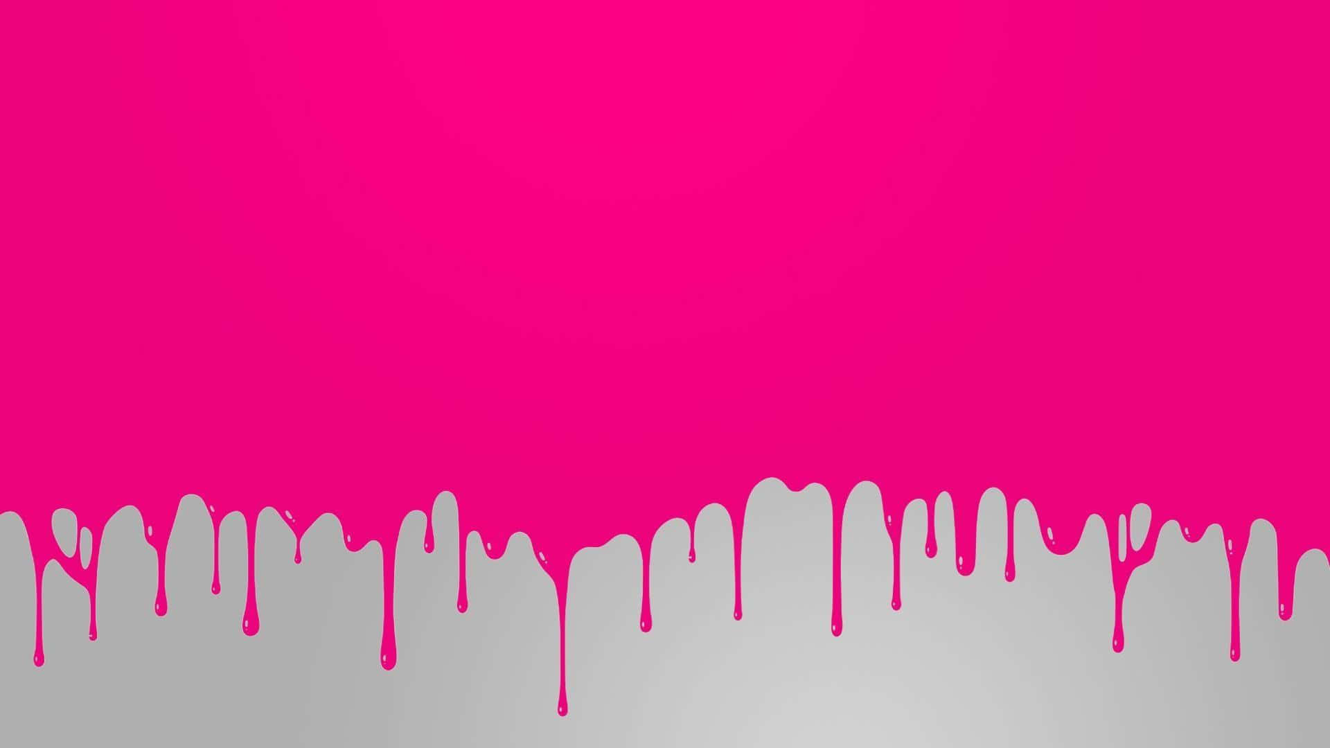 Download Pink Paint Drip Wallpaper