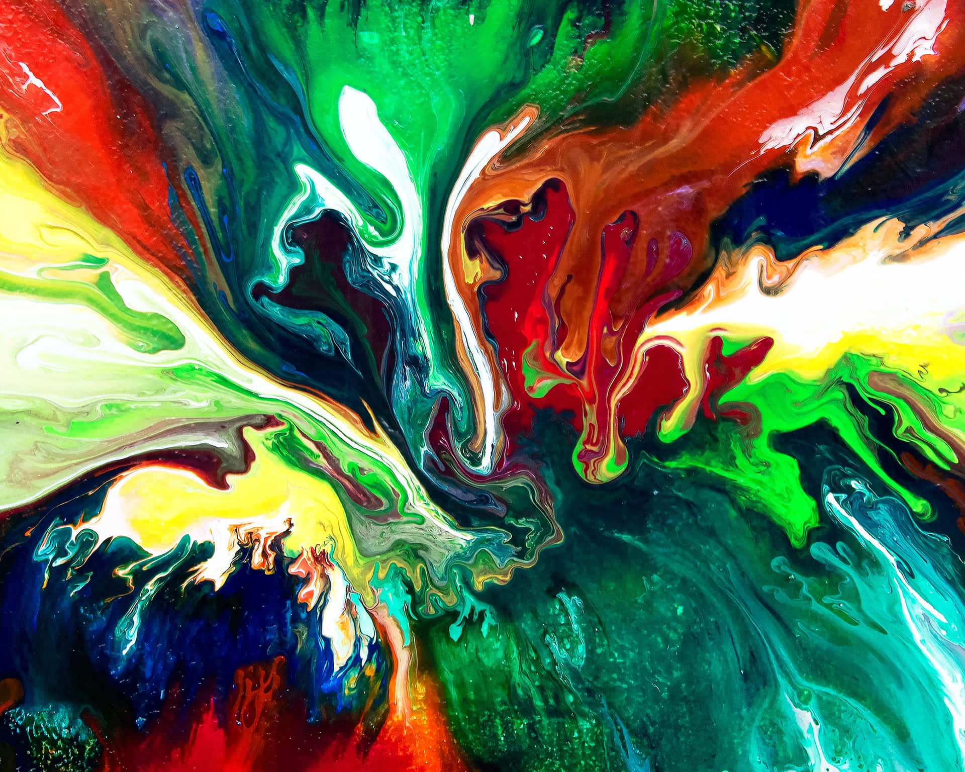 A Colorful Abstract Painting