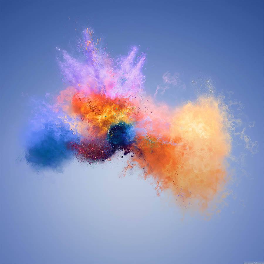 Paint Powder Explosion Samsung Wallpaper