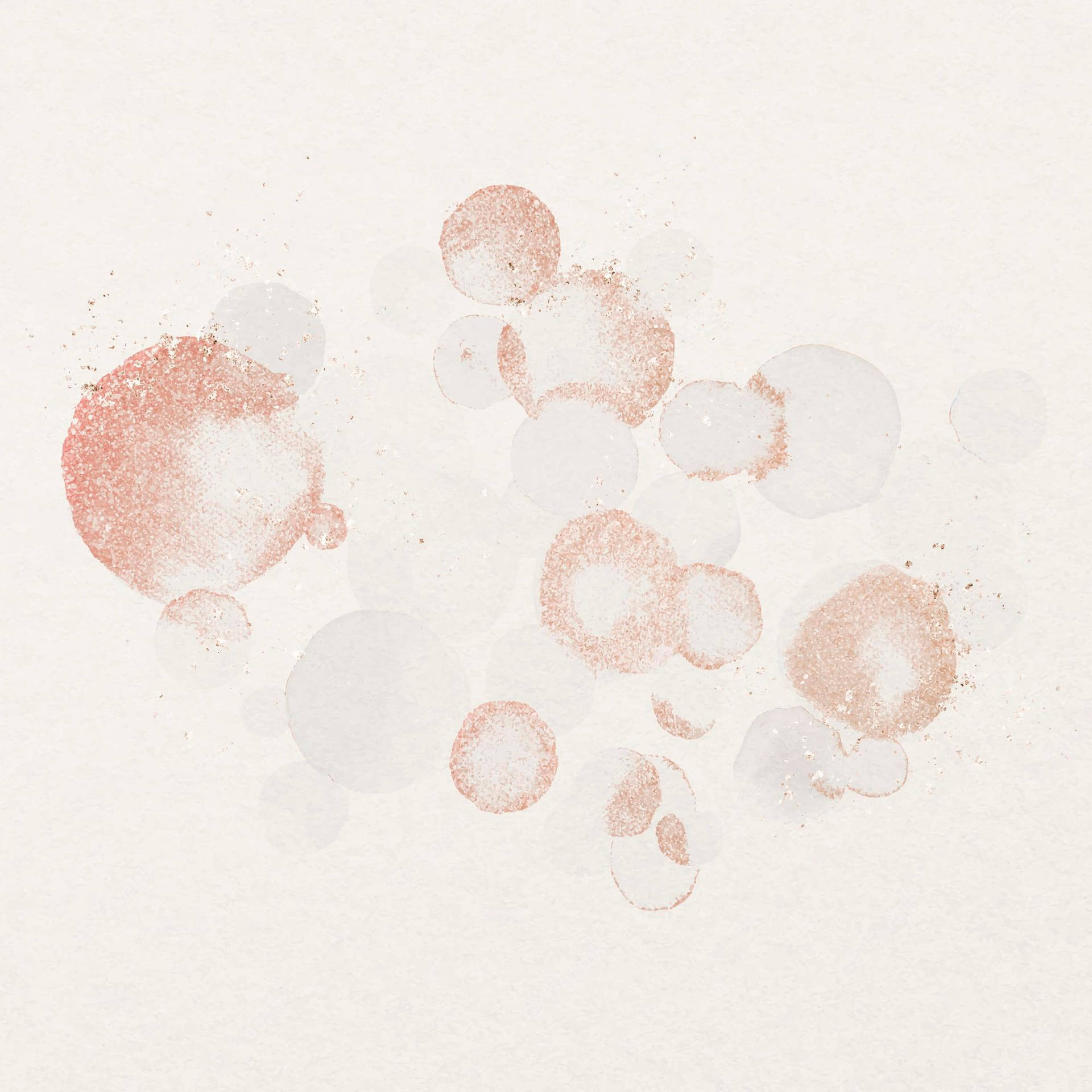 A Drawing Of A Pink And White Bubble Wallpaper