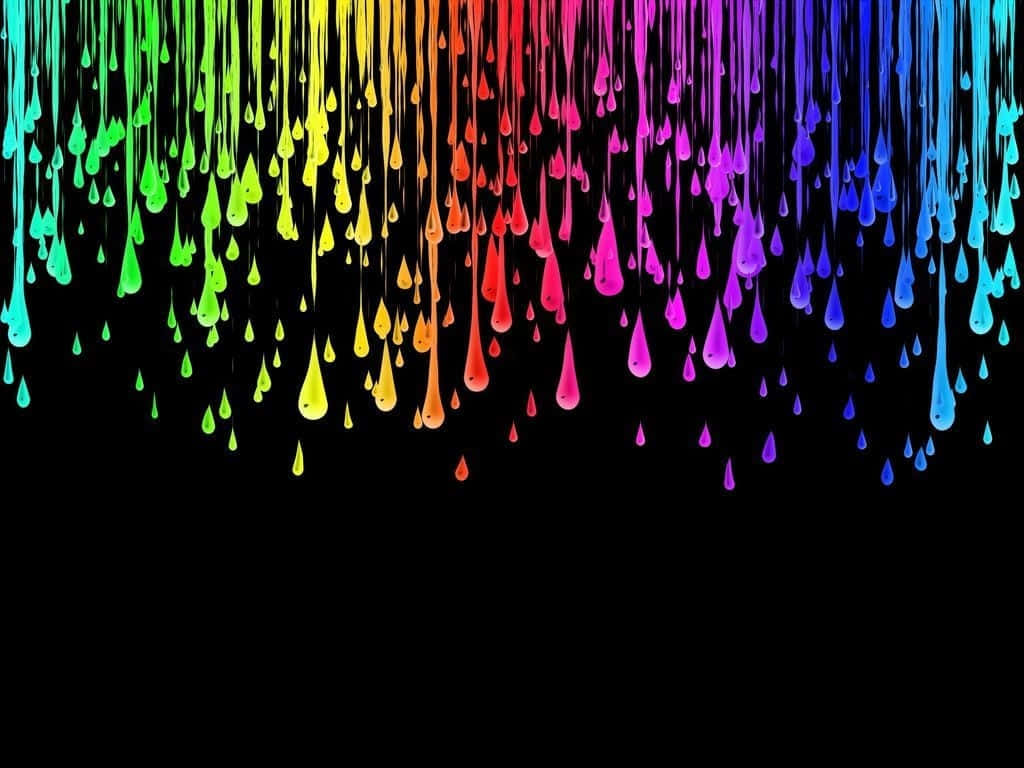 A beautiful abstract drip paint wallpaper for your mobile device