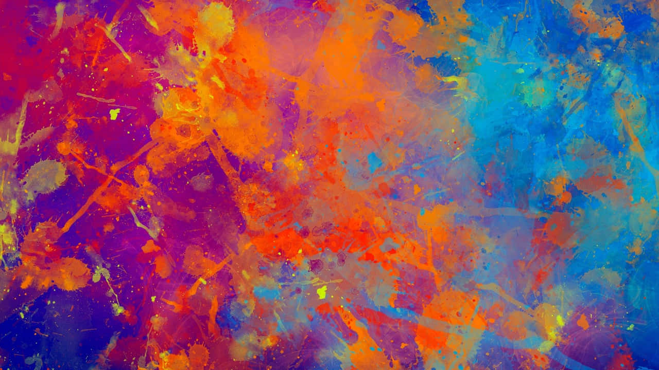 Dye Color Of Paint Splatter Background