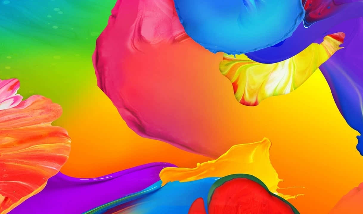 Regnbuefarvet lag af maling sprøjt baggrund