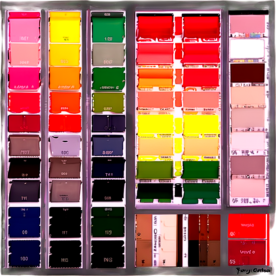 Paint Swatch Collection Png 57 PNG