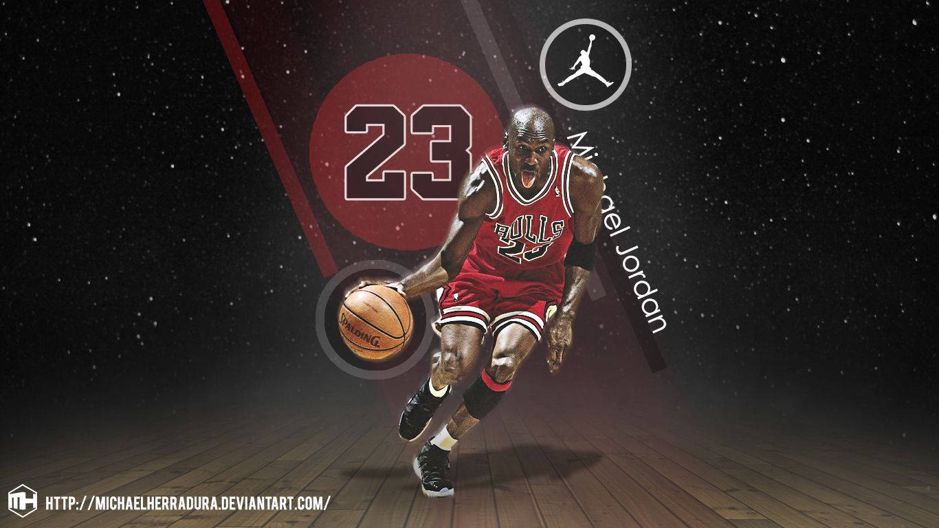 Painting Of Michael Jordan Hd Wallpaper