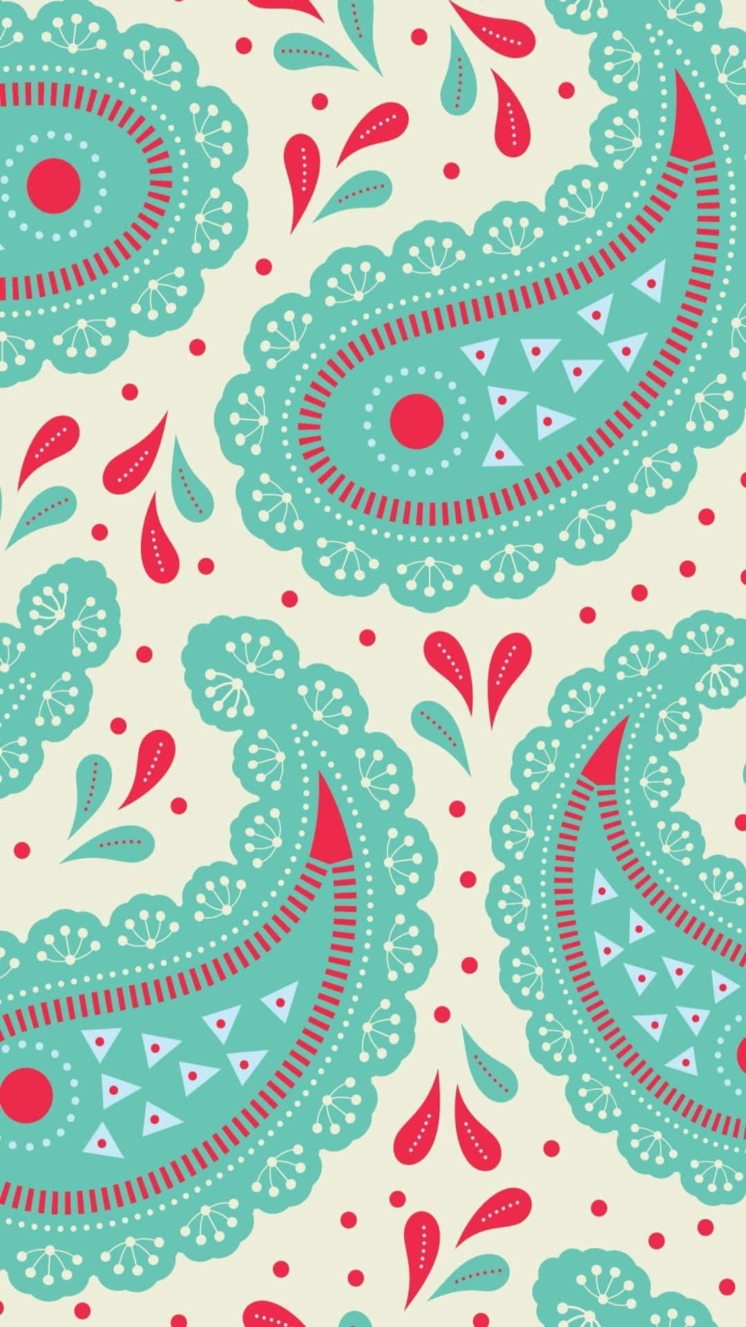 Elegant Paisley Pattern Wallpaper