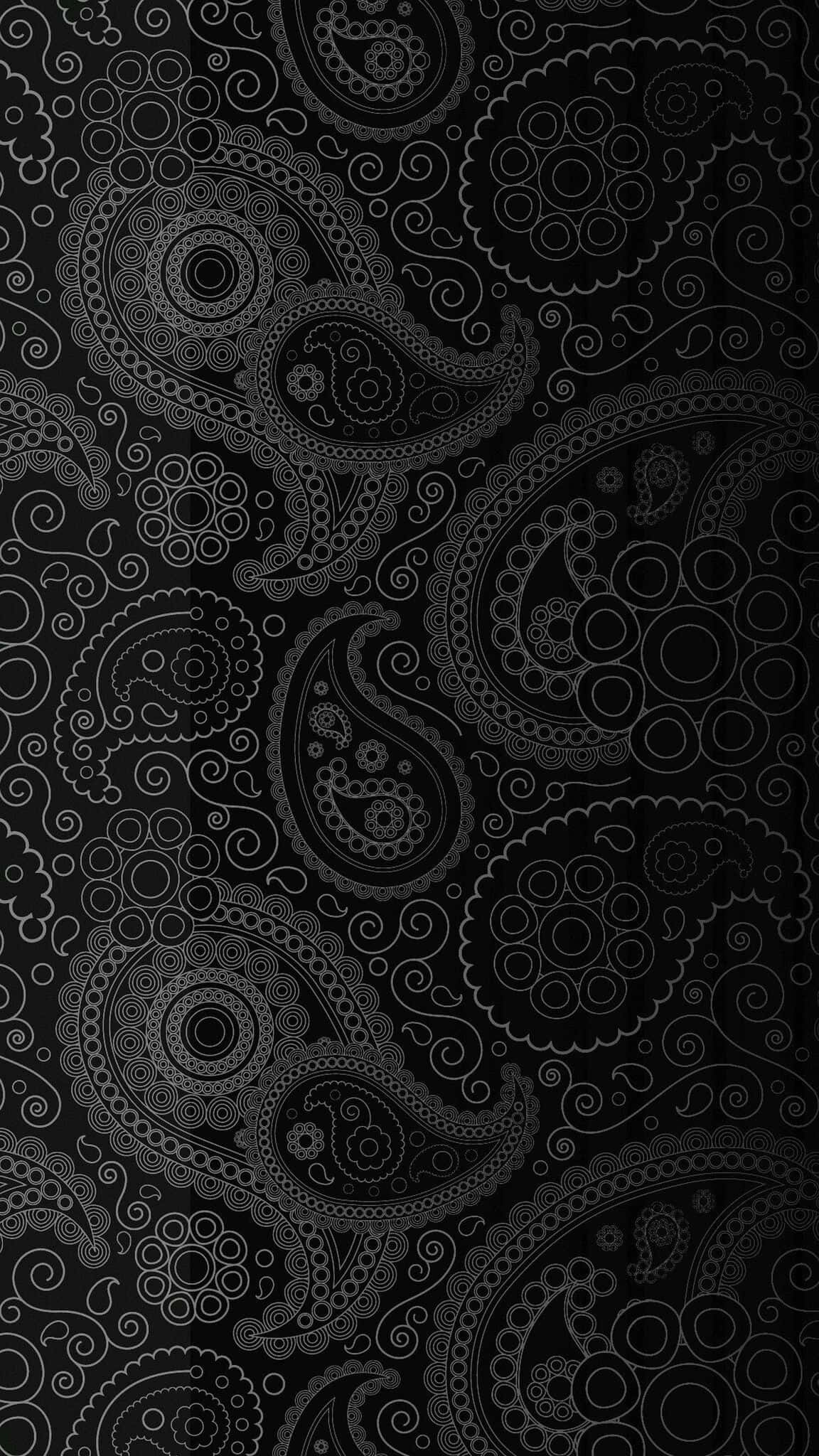 Vibrant Paisley Pattern Background