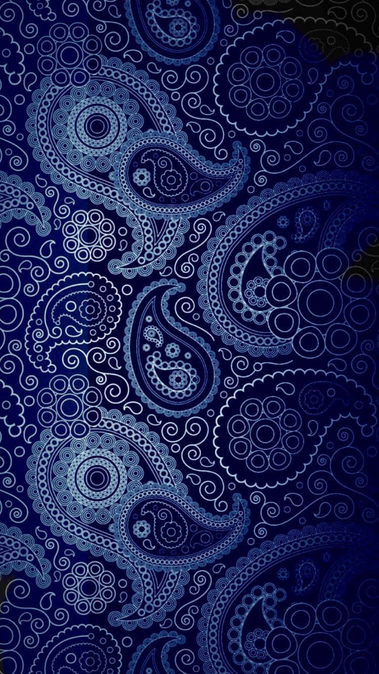 Exquisite Paisley Pattern on a Vibrant Background