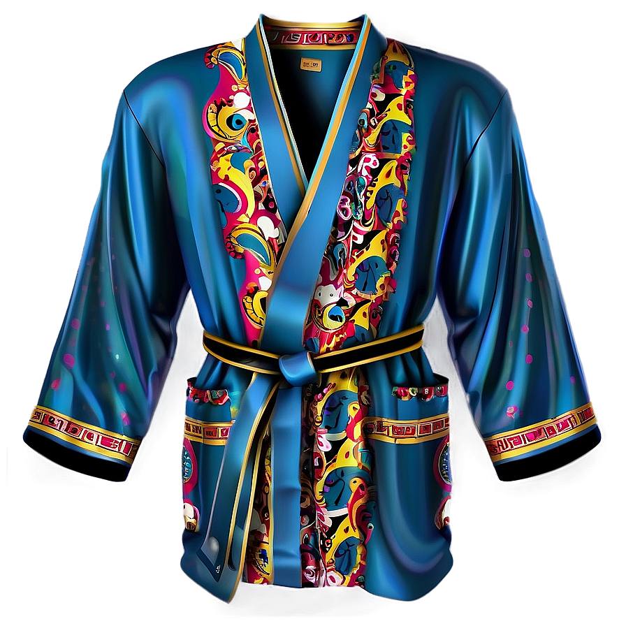 Paisley Pattern Robe Png 06132024 PNG